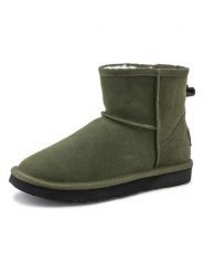 Natural world Skórzane botki zimowe w kolorze khaki rozmiar: 38. Brązowe botki damskie Natural World, na zimę, z materiału, bez obcasa, bez zapięcia. Za 177.94 zł.