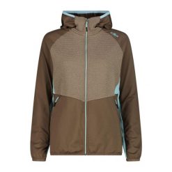 Kurtka damska CMP Omber Jacket Fix Hood. Brązowe kurtki damskie CMP, m, bez wzorów, z elastanu, z kapturem. Za 324.99 zł.