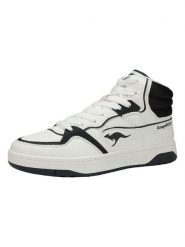 Kangaroos Sneakersy "K-Draft Tony Mid" w kolorze czarno-białym rozmiar: 42. Białe obuwie sportowe damskie KangaROOS, za kostkę, bez zapięcia. Za 192.79 zł.