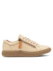 Go Soft Sneakersy WI16-RN052-01 Beżowy. Brązowe obuwie sportowe damskie GO SOFT, ze skóry, bez zapięcia. Za 229.99 zł.