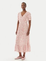 ONLY Sukienka letnia Chianti 15270519 Biały Regular Fit. Białe sukienki damskie Only, bez wzorów, z wiskozy, bez ramiączek. Za 189.99 zł.