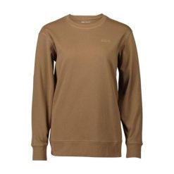 Bluza - POISE CREW. Brązowe bluzy damskie POC, na jesień, m, bez wzorów, z materiału, bez kaptura. Za 275.00 zł.