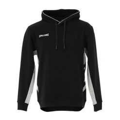 Bluza z kapturem Spalding Legacy. Czarne bluzy damskie SPALDING, m, bez wzorów, z materiału, z kapturem. Za 353.50 zł.