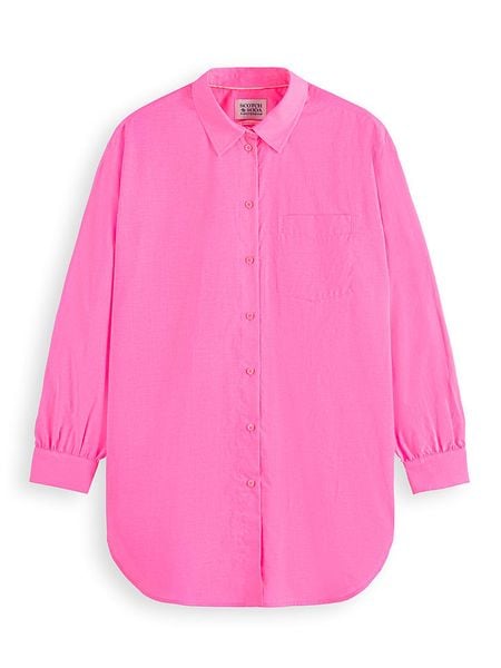 Scotch & Soda Bluzka w kolorze różowym rozmiar: 36. Różowe bluzki damskie Scotch & Soda, bez wzorów, z bawełny, bez kołnierzyka, bez ramiączek. Za 105.63 zł.