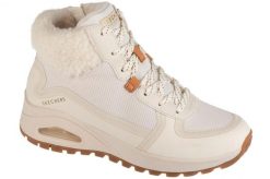 Buty zimowe damskie, Uno Rugged - Fall Air. Brązowe obuwie trekkingowe damskie Skechers, z materiału, przed kolano, bez zapięcia. Za 399.99 zł.