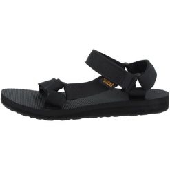 Sandały Teva Model W Original Universal Kolor Czarny. Czarne sandały damskie Teva, bez wzorów, z materiału, bez obcasa, bez zapięcia. Za 359.99 zł.