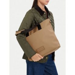 Torebka Hunter. Brązowe shopper bag Hunter, bez dodatków. Za 229.99 zł.