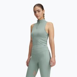 Koszulka treningowa damska Under Armour Vanish Elite Vent Tank. Zielone bluzki damskie Under Armour, xs, bez wzorów, bez ramiączek. Za 149.99 zł.