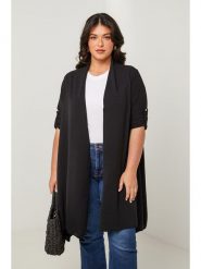 Curvy Lady Kardigan w kolorze czarnym rozmiar: 48/50. Czarne kardigany damskie Curvy Lady, bez wzorów. Za 109.78 zł.