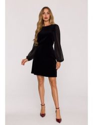 Made of emotion Sukienka w kolorze czarnym rozmiar: L. Czarne sukienki damskie Made Of Emotion, bez wzorów, z bawełny, bez ramiączek. Za 259.99 zł.