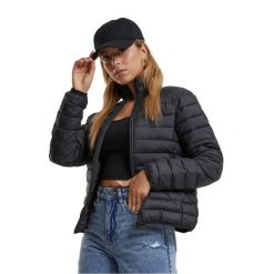 Ultralekka Kurtka Puchowa Dla Kobiet. Czarne kurtki damskie Urban Classics, xl, bez wzorów, z puchu, bez kaptura. Za 220.99 zł.