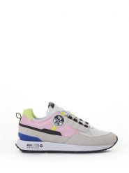 North Sails Sneakersy w kolorze jasnoróżowo-jasnoszarym rozmiar: 38. Różowe obuwie sportowe damskie North Sails, z materiału, bez zapięcia. Za 252.32 zł.