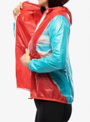 Kurtka do biegania damska La Sportiva Briza Windbreaker Jkt. Czerwone kurtki damskie La Sportiva, l, bez wzorów, z materiału, bez kaptura. Za 478.49 zł.