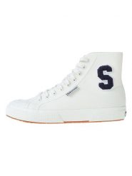 Superga Sneakersy "2295" w kolorze białym rozmiar: 44. Białe obuwie sportowe damskie Superga, z bawełny, za kostkę, bez zapięcia. Za 166.88 zł.