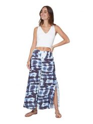 Ipanima Spodnie w kolorze granatowo-białym rozmiar: 38/40. Niebieskie spodnie materiałowe damskie Ipanima, bez wzorów, z materiału. Za 78.99 zł.