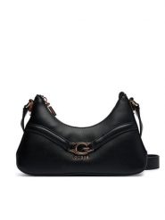 Guess Torebka Dea Mini HWBG79 93730 Czarny. Czarne listonoszki damskie Guess, z aplikacjami, ze skóry, bez dodatków. Za 399.99 zł.