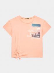 United Colors Of Benetton T-Shirt 3096C10B4 Różowy Regular Fit. Czerwone koszulki i t-shirty dziewczęce United Colors Of Benetton, bez wzorów, z bawełny, bez kołnierzyka, bez ramiączek. Za 49.99 zł.