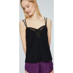 Calvin Klein Underwear - Top piżamowy. Szare piżamy damskie Calvin Klein Underwear, z dzianiny. W wyprzedaży za 89.90 zł.