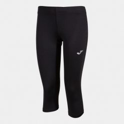 Legginsy do biegania damskie Joma Record III 3/4. Czarne legginsy damskie Joma, xl, bez wzorów, z materiału. Za 220.20 zł.