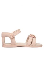 Mayoral Sandały 41735.17 Różowy. Czerwone sandały dziewczęce Mayoral, ze skóry, bez obcasa, bez zapięcia. Za 189.99 zł.