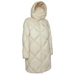 Kurtka GEOX W4626J Biały. Białe kurtki damskie Geox, bez wzorów, z tkaniny, bez kaptura. Za 718.99 zł.