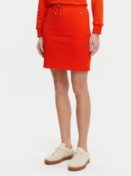 Gant Spódnica dresowa 4200274 Pomarańczowy Regular Fit. Brązowe spódnice damskie Gant, l, bez wzorów, z bawełny, mini. Za 229.99 zł.