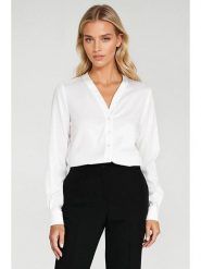 Nife Bluzka w kolorze białym rozmiar: 42. Białe bluzki damskie Nife, bez wzorów, bez kołnierzyka, bez ramiączek. Za 165.71 zł.