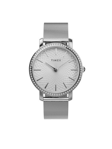 Timex Zegarek City TW2V52400 Srebrny. Szare, cyfrowe zegarki damskie Timex, srebrne. Za 299.99 zł.