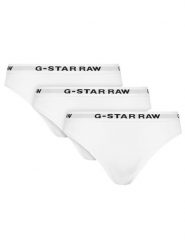 G-Star Raw Komplet 3 par fig klasycznych D23775-D516 Biały. Białe komplety bielizny G-Star Raw, bez wzorów, z bawełny. Za 159.99 zł.