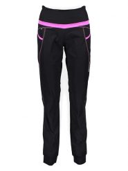 Crazy Spodnie funkcyjne w kolorze czarno-różowym rozmiar: S. Czarne spodnie dresowe damskie Crazy, s, bez wzorów, z materiału. Za 118.28 zł.