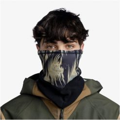 Komin na szyję - Bandana BUFF Mountain Redloy. Czarne kominy damskie Buff, bez wzorów. Za 116.99 zł.