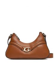 Guess Torebka HWBG79 93730 Brązowy. Brązowe listonoszki damskie Guess, z aplikacjami, ze skóry, bez dodatków. Za 399.99 zł.
