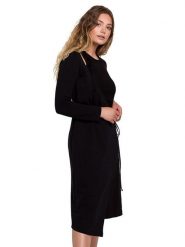 Be Wear Sukienka w kolorze czarnym rozmiar: L. Czarne sukienki damskie Be Wear, bez wzorów, bez ramiączek. Za 127.65 zł.