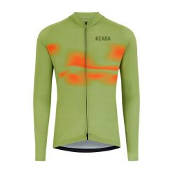 Damska koszulka rowerowa z długim rękawem - Onwards Five. Zielone koszulki damskie KEADA SPORTS, s, bez wzorów, bez kołnierzyka, bez ramiączek. Za 332.00 zł.