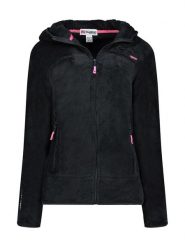 ANAPURNA Kurtka polarowa "Uternel" w kolorze czarnym rozmiar: S. Czarne kurtki damskie ANAPURNA, s, bez wzorów, z polaru, bez kaptura. Za 100.75 zł.