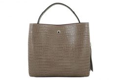 Kuferek skórzany BARBERINI'S beżowa 569/1-2. Brązowe kuferki damskie Barberinis, bez wzorów, ze skóry, do ręki, bez dodatków. Za 294.99 zł.