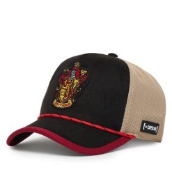 Czapka z daszkiem Capslab. Czarne czapki z daszkiem damskie CapsLab, bez wzorów. Za 169.99 zł.