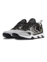 Hummel Sneakersy "Uruz 2.0" w kolorze czarno-szarym rozmiar: 42. Czarne obuwie sportowe damskie Hummel, z materiału, bez zapięcia. Za 108.74 zł.