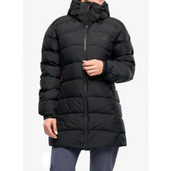 Płaszcz puchowy damski Mountain Equipment Lightline Eco Parka. Czarne parki damskie MOUNTAIN EQUIPMENT, na zimę, z puchu, bez kaptura. Za 1,268.99 zł.