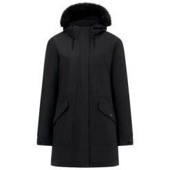 Parka dla kobiet Regatta Sophia. Czarne parki damskie Regatta, m, z futra, bez kaptura. Za 401.00 zł.
