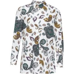 Długa bluzka bonprix biel wełny "paisley". Bluzki damskie marki Mohito. Za 89.99 zł.