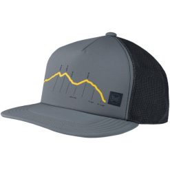 Czapka z daszkiem BUFF EXPLORE TRUCKER CAP CRAM. Żółte czapki z daszkiem damskie Buff, bez wzorów. Za 116.99 zł.
