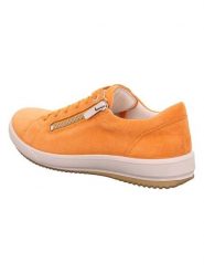 Legero Skórzane sneakersy "Tanaro 5.0" w kolorze pomarańczowym rozmiar: 40. Pomarańczowe obuwie sportowe damskie Legero, bez zapięcia. Za 231.68 zł.