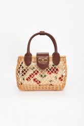 Torebka wiklinowa z saszetką TWINSET. Nerki i saszetki damskie Twinset Milano, bez wzorów. Za 879.00 zł.