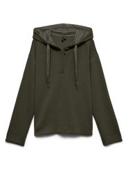 Vero Moda Bluza w kolorze khaki rozmiar: XL. Brązowe bluzy damskie Vero Moda, xl, bez wzorów, z kapturem. Za 149.95 zł.