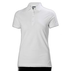 Damska koszulka polo Helly Hansen crew pique 2. Białe bluzki damskie Helly Hansen, m, bez wzorów, bez kołnierzyka, bez ramiączek. Za 240.00 zł.