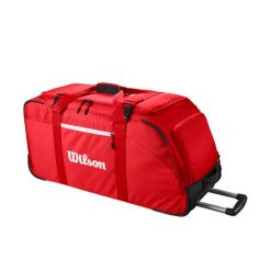 Torba podróżna na kółkach Wilson Super Tour Red Travel Duffle 2025. Białe torby podróżne Wilson, bez wzorów. Za 799.00 zł.