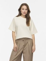 Vila bluza z krótkim rękawem Kobiety biały, XS. Białe bluzy damskie Vila, xs, bez wzorów, bez kaptura. Za 199.95 zł.