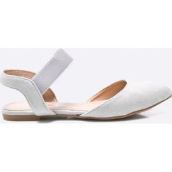 Answear - Baleriny Chc-Shoes. Szare balerinki damskie ANSWEAR, z gumy. W wyprzedaży za 59.90 zł.