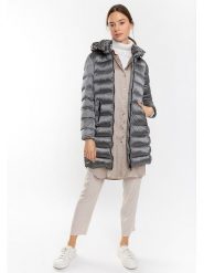 Northwood Płaszcz pikowany "Jam" w kolorze szarym rozmiar: S. Szare płaszcze damskie Northwood, s, bez wzorów, bez kaptura. Za 217.99 zł.